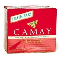 Camay Bath Soap, Original Classic Red, (48 Bars Per Case)