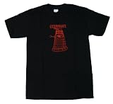 Doctor Who Red Dalek Exterminate Linear Series T-shirt