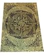 Green Tie Dye Dragonflies Tapestry (58x86 Bed Sheet Throw Bed Cover Table Cloth Sofa Couch Cover)