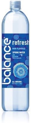 Balance Refresh Non Flavored Spring Water, 33.8 Fluid Ounce -- 12 per case.