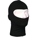 Outdoor Black Soft Fleece Warm Winter Balaclava Face Mask - Extended Neck, One Size Fits Most