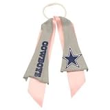 Dallas Cowboys Pink Ribbon Ponytail Holder