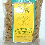 La Terra Il Cielo Organic - Whole wheat Pasta Sedani 1lb