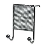 Fellowes 75903 Mesh Partition Additions Coat Hook, Black
