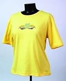 Dale Jarrett - Ladies Basic Crew Neck T-Shirt (Yellow)