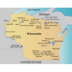 Garmin MapSource LakeMaster Wisconsin Freshwater Maps microSD Card