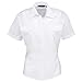 Premier Womens/Ladies Short Sleeve Pilot Blouse/Plain Work Shirt