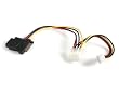 StarTech.com LP4 to SATA Power Cable Adapter with Floppy Power (LP4SATAFMD)