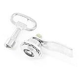 uxcell パネルロック　トライアングルレンチキー　シルバートン　カムロック錠　ハードウェア部品　引き出しのフィッティング