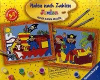 Malen nach Zahlen junior. Piraten