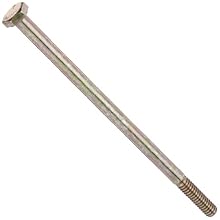 Grade 5 Steel Hex Bolt, Zinc Yellow-Chromate Plated Finish, Hex Head, UNC Threads, Meets ASME B18.2.1 Specifications, 1/4"-20 Thread Size, 5" Length, Partially Threaded, Pack Of 50