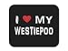 I Love My Westiepoo Mousepad Mouse Pad