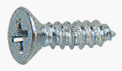 CRL 6 x 1/2 Flat Head Phillips Sheet Metal Screw for Use with D134 Brace