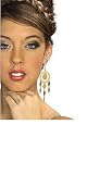 Gold Coin Gypsy Princess Earrings Pirate Goddess Roman