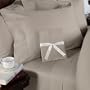 Egyptian Bedding 300-Thread-Count Egyptian Cotton 300TC Sheet Set, Queen, Taupe Solid 300 TC