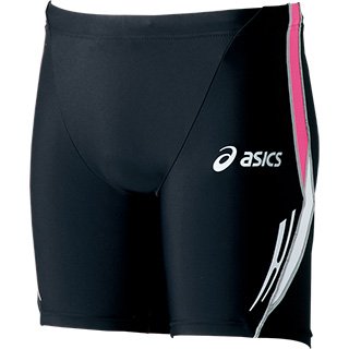 アシックス 陸上・トラック＆フィールド ユニセックス ミドルタイツ XT7191 ブラック/ディープピンク
