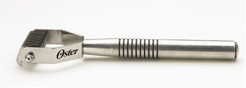 Dog Grooming Brushes:Oster Professional Pet Grooming Undercoat Rake, 10 Teeth Coarse