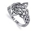 Marvelous .925 Sterling Silver Band Celtic Knot Ring