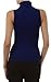 ToBeInStyle Women's Turtleneck Fullback Sleeveless Tank Top