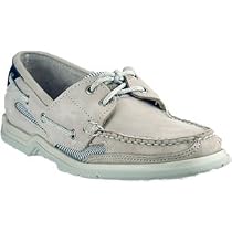 Sebago Womens Clovehitch Bone Nubuck/Navy Boat