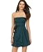 Nine West Strapless Empire-Waist Dress with Gathered Pleating