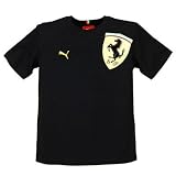 Puma Ferrari Black Kids Graphic Tee