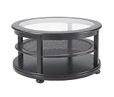 Louis Louis Looking Glass Cocktail Table Black Opal