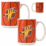 Golden State Warriors 2 Piece Gameball Ceramic Mug Set