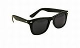 Blues Brothers Wayfarer Dark Black Sun Glasses - Black