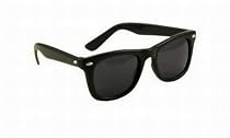 Blues Brothers Wayfarer Dark Black Sun Glasses - Black