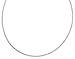 14k White Gold Round 2mm Italian Flexible Omega Chain Necklace, 18