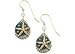 Silver Forest Teal Starfish Dangle Earrings MULTI