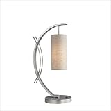 Eclipse One Light Table Lamp in Satin Nickel