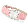 Baume & Mercier Women's Diamant Mother-of-Pearl Stainless Steel Crocodile Strap Watch