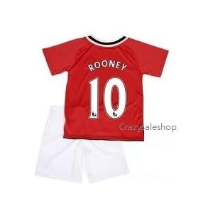 Manchester United MU 2011/12 Soccer Jersey Set #10 ROONEY Kids Youth Size L/18