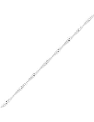Sterling Silver 1.75mm Singapore Chain - 24 Inch