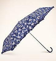 Floral Ruffle Trim Umbrella