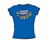  : The Justice League Here They Come Juniors S/S T-shirt in Royal by DC Comics