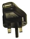 iBox - 3 Pin USB Power Wall Plug For SanDisk Sansa Fuze 2GB, 4GB,8GB,Sansa View,E200,E250,E260,E270,E280 & Sansa Clip MP3 Player