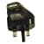 iBox - 3 Pin USB Power Wall Plug For SanDisk Sansa Fuze 2GB, 4GB,8GB,Sansa View,E200,E250,E260,E270,E280 & Sansa Clip MP3 Player