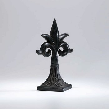 Cyan Lighting 02738 Black Louie Finial, Black 