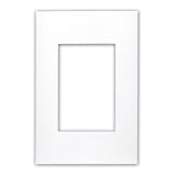 Wall Plates: Acenti® 1-Gang Screwless Wallplate - Alabaster