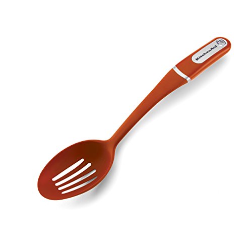 KitchenAid Nylon Slotted Spoon, Pureed Pumpkin