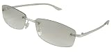 Christian Dior 3613S 70B Fashion Sunglasses, Rhodium Frame/ Light Grey Fade Lenses
