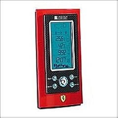 Ferrari Funk-Wetterstation 'Oregon Scientific-Monza', Rot + Gratis-CD !