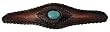 Genuine Leather Bracelet - Length: 6.5" - Width: 45 mm Dark Brown Genuine Leather Bracelet - Length: 6.5" - Width: 45 mm Dark Brown