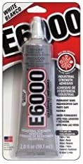E6000 Industrial Adhesive Medium Viscosity White 2 oz.