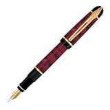Waterman Phileas Red Marble Medium Point Fountain Pen - 19714WB