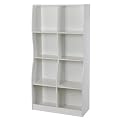 8 CUBE KID'S BOOKCASE WHITE