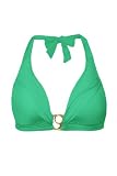 Becca Mint Julep Banded Halter Top